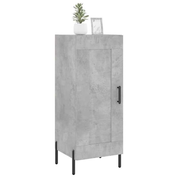 Servantă, gri beton, 34,5x34x90 cm, lemn compozit - WALTI WALTI
