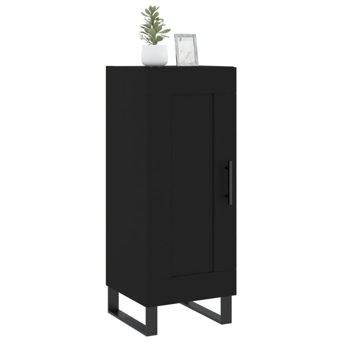 Servantă, negru, 34,5x34x90 cm, lemn compozit WALTI