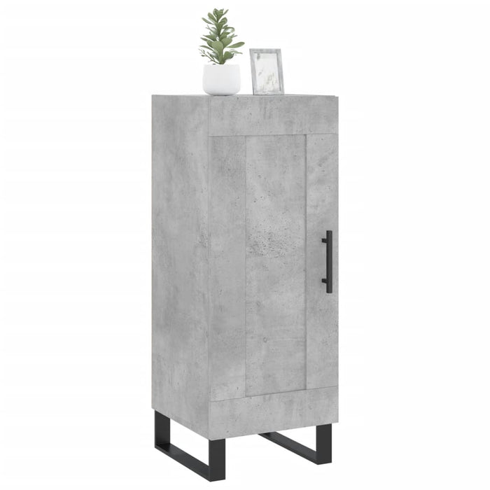Servantă, gri beton, 34,5x34x90 cm, lemn compozit - WALTI WALTI