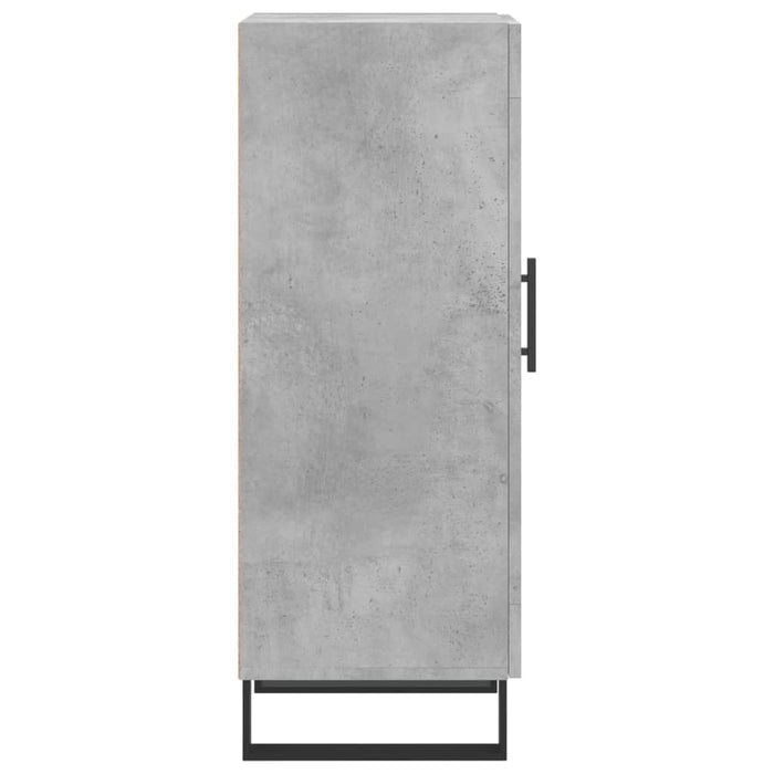 Servantă, gri beton, 34,5x34x90 cm, lemn compozit - WALTI WALTI