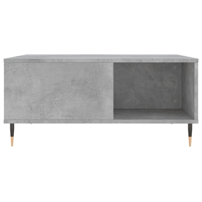 Măsuță de cafea, gri beton, 80x80x36,5 cm, lemn prelucrat WALTI