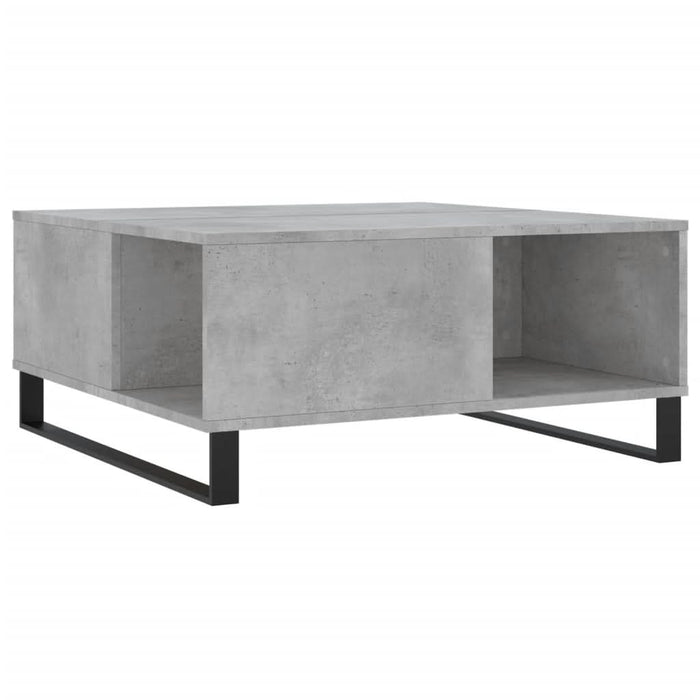 Măsuță de cafea, gri beton, 80x80x36,5 cm, lemn prelucrat - WALTI WALTI