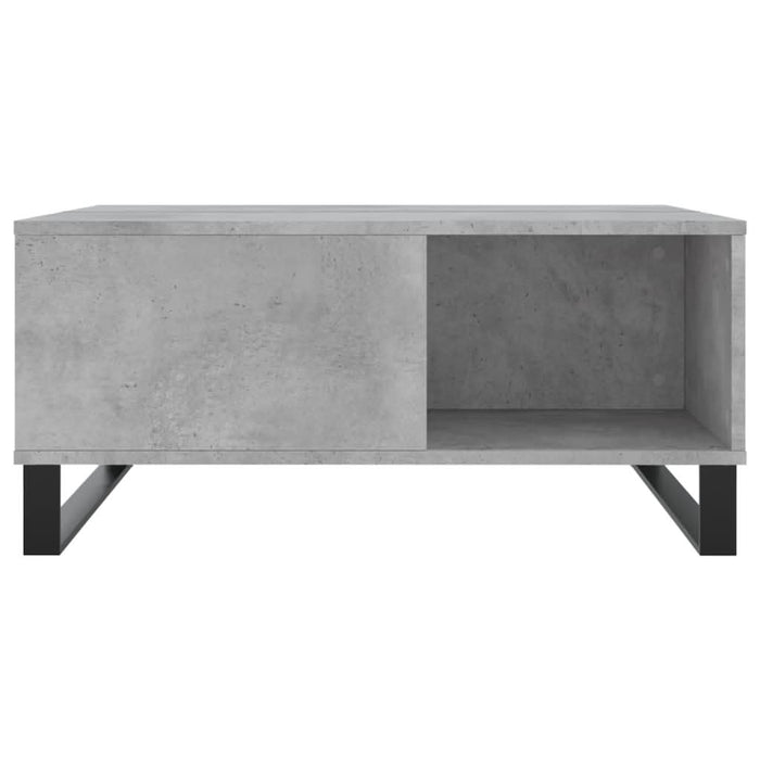 Măsuță de cafea, gri beton, 80x80x36,5 cm, lemn prelucrat - WALTI WALTI