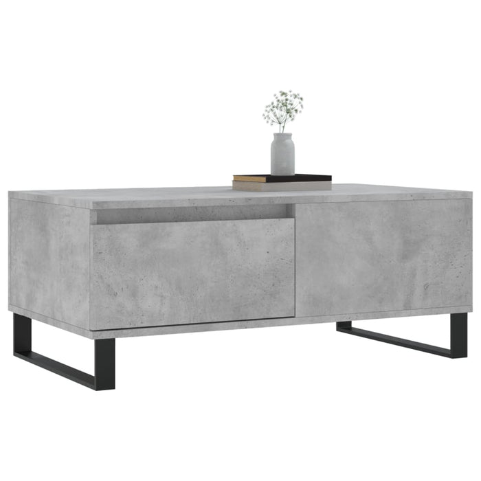 Măsuță de cafea, gri beton, 90x50x36,5 cm, lemn compozit - WALTI WALTI