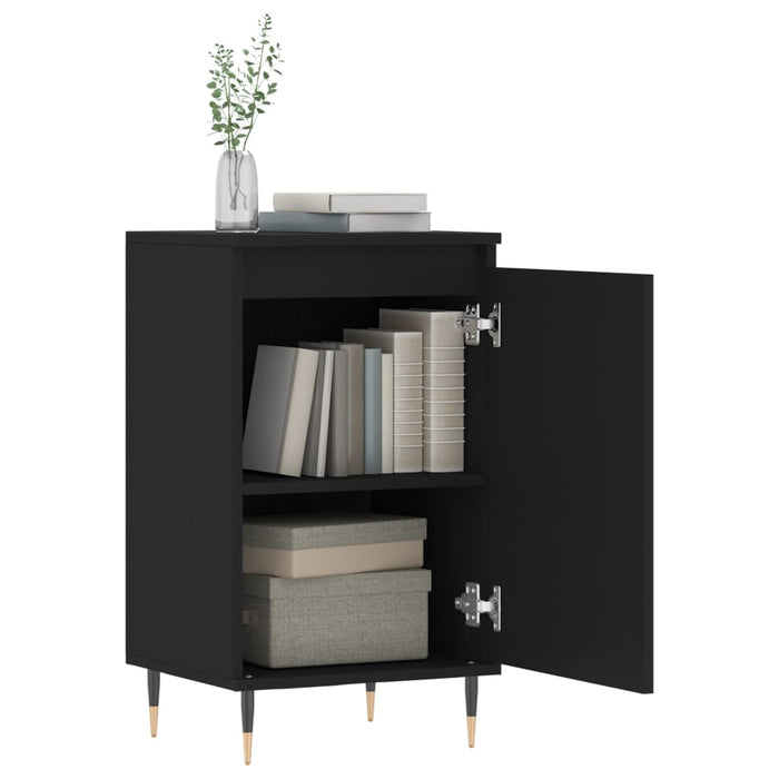 Dulap, negru, 40x35x70 cm, lemn prelucrat WALTI