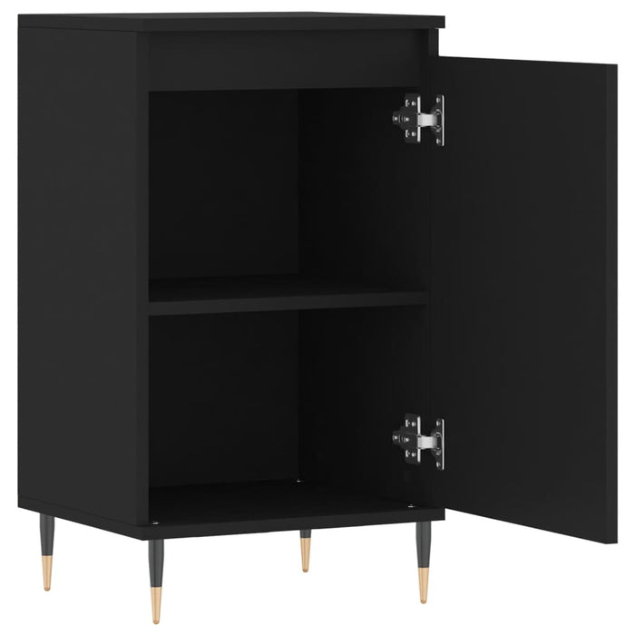 Dulap, negru, 40x35x70 cm, lemn prelucrat WALTI