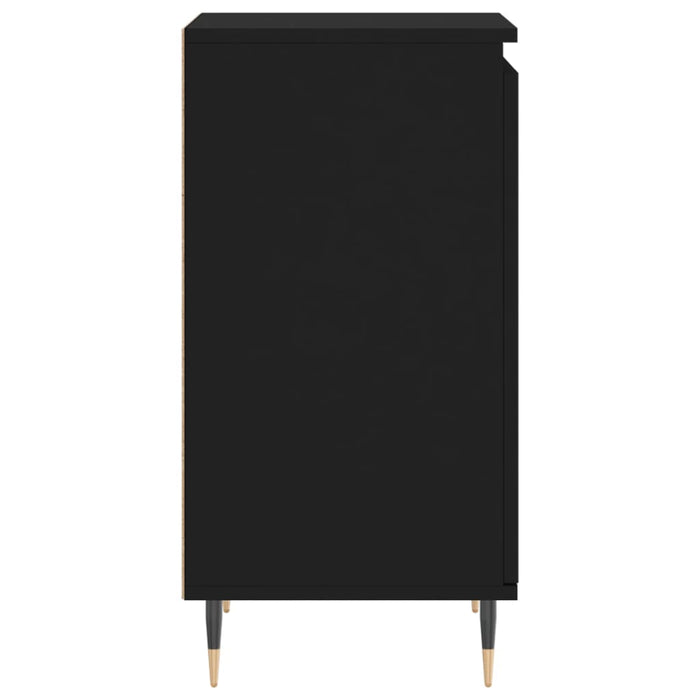 Dulap, negru, 40x35x70 cm, lemn prelucrat WALTI