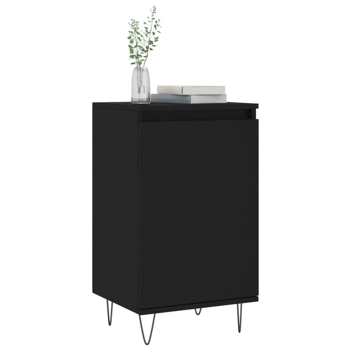 Dulapuri, 2 buc., negru, 40x35x70 cm, lemn prelucrat WALTI