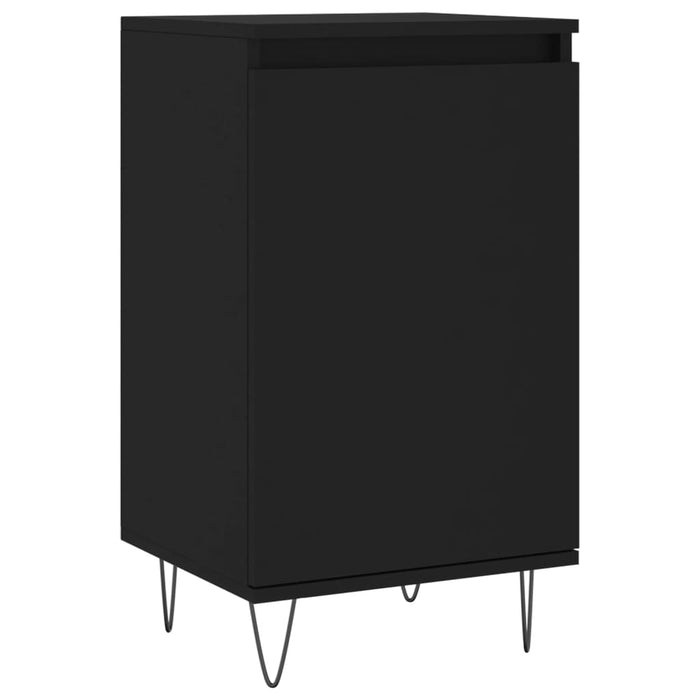 Dulapuri, 2 buc., negru, 40x35x70 cm, lemn prelucrat WALTI