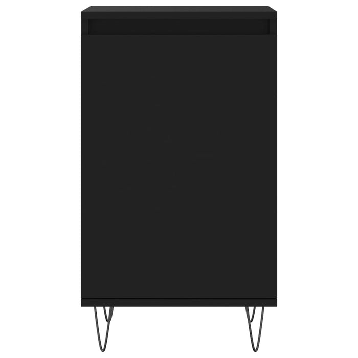 Dulapuri, 2 buc., negru, 40x35x70 cm, lemn prelucrat WALTI