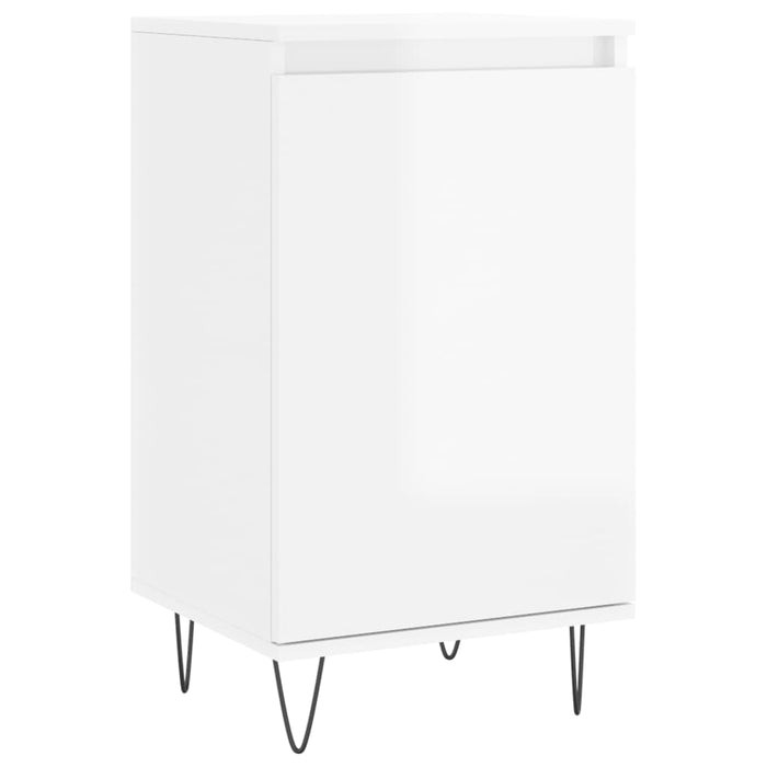 Dulapuri, 2 buc., alb extralucios, 40x35x70 cm, lemn prelucrat WALTI