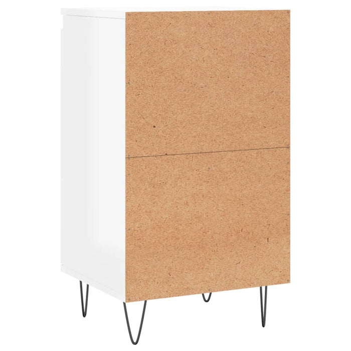 Dulapuri, 2 buc., alb extralucios, 40x35x70 cm, lemn prelucrat WALTI