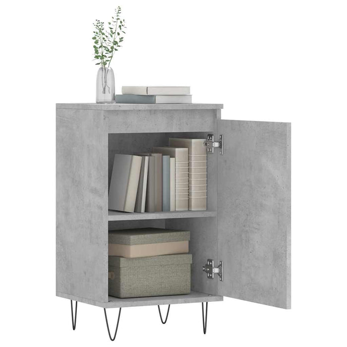 Dulap, gri beton, 40x35x70 cm, lemn prelucrat - WALTI WALTI