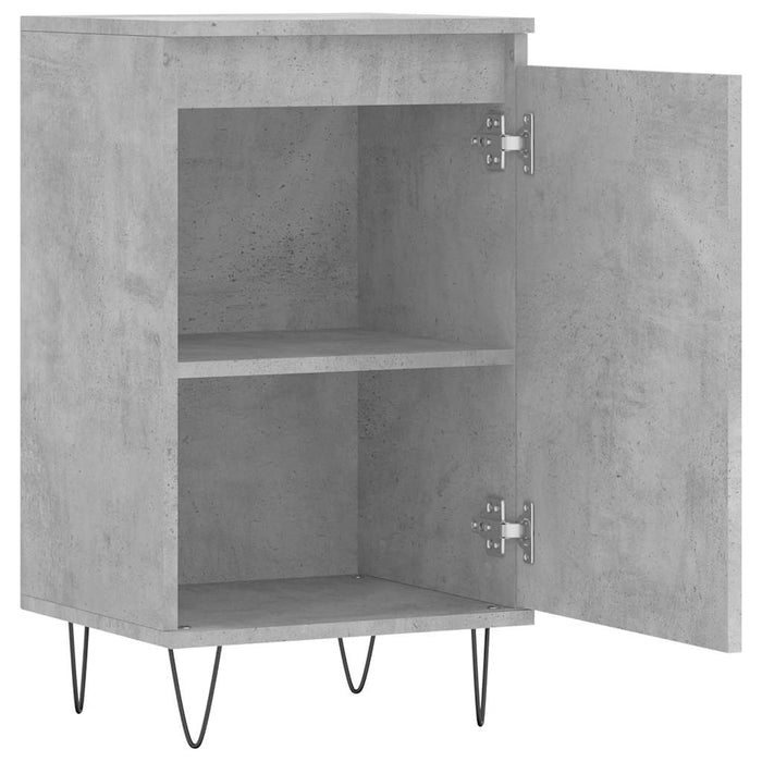 Dulap, gri beton, 40x35x70 cm, lemn prelucrat - WALTI WALTI