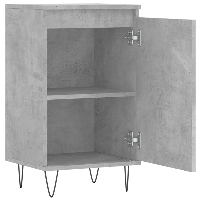 Dulapuri, 2 buc., gri beton, 40x35x70 cm, lemn prelucrat WALTI
