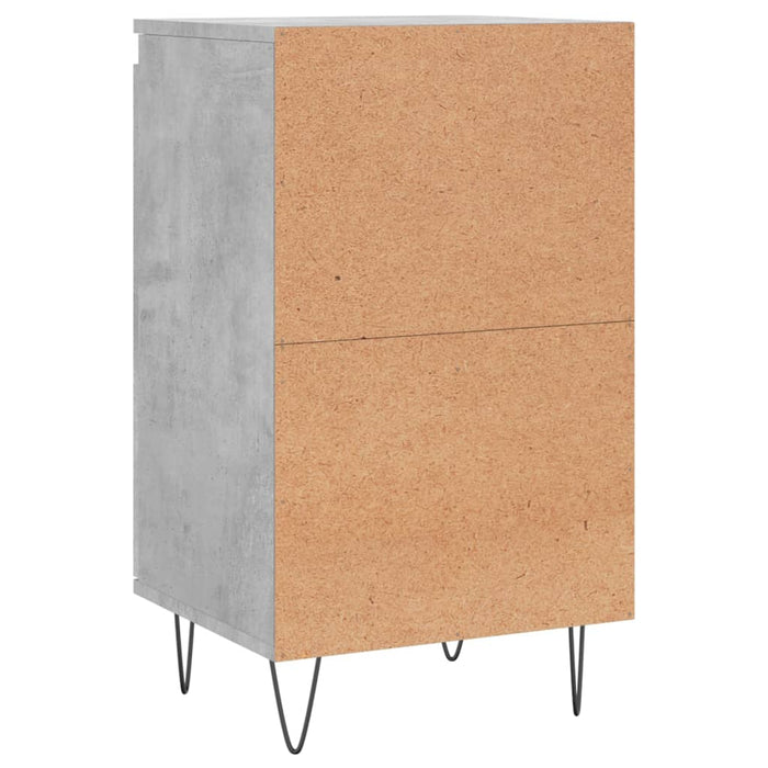 Dulapuri, 2 buc., gri beton, 40x35x70 cm, lemn prelucrat WALTI