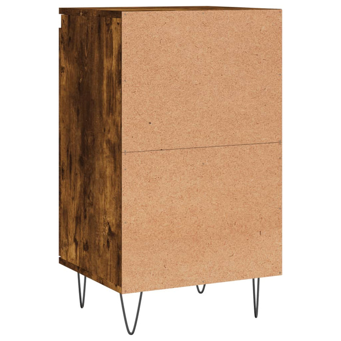 Dulapuri, 2 buc., stejar fumuriu, 40x35x70 cm, lemn prelucrat WALTI