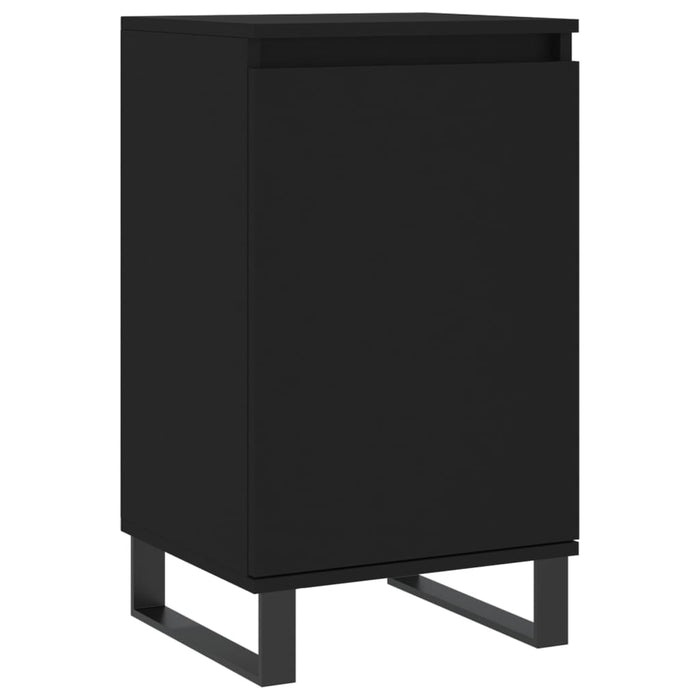 Dulapuri, 2 buc., negru, 40x35x70 cm, lemn prelucrat WALTI