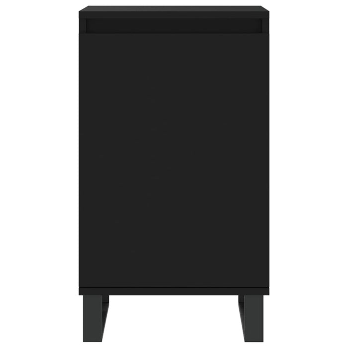 Dulapuri, 2 buc., negru, 40x35x70 cm, lemn prelucrat WALTI