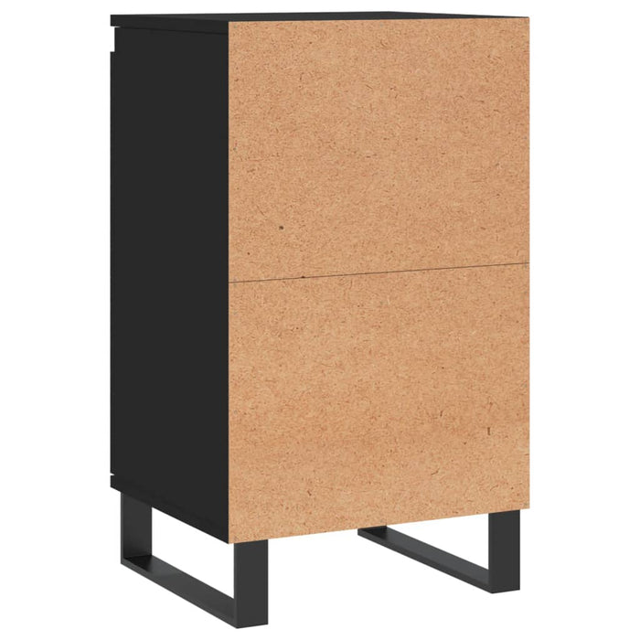 Dulapuri, 2 buc., negru, 40x35x70 cm, lemn prelucrat WALTI