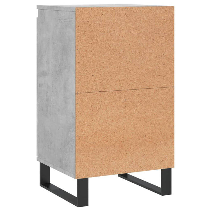 Dulapuri, 2 buc., gri beton, 40x35x70 cm, lemn prelucrat WALTI