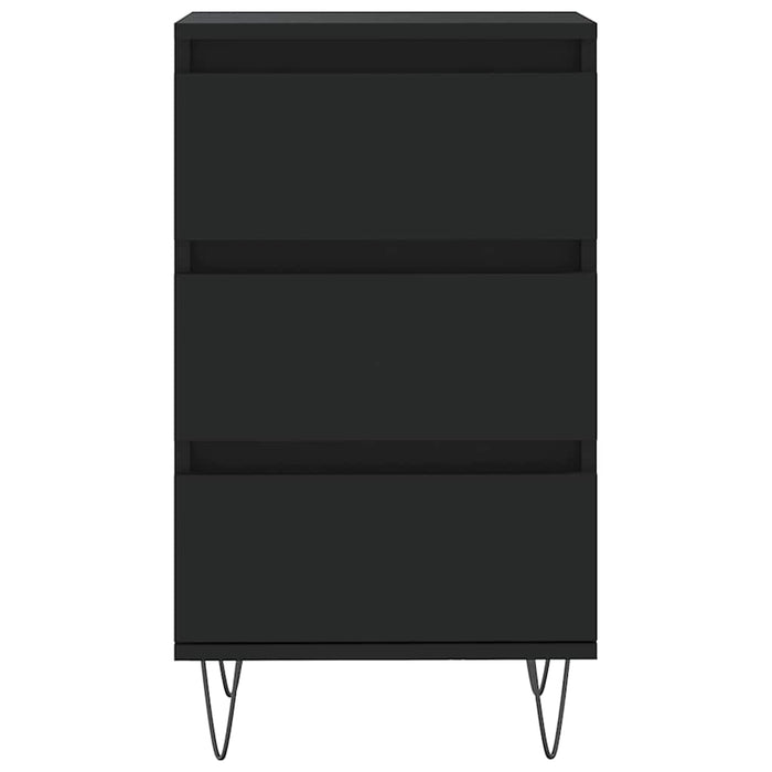 Dulap, negru, 40x35x70 cm, lemn prelucrat WALTI