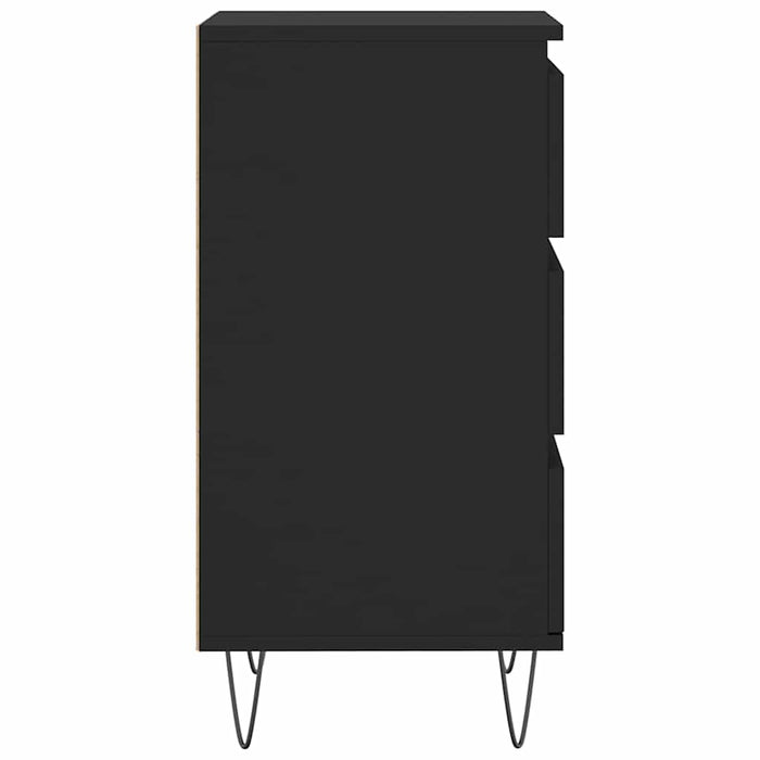 Dulap, negru, 40x35x70 cm, lemn prelucrat WALTI