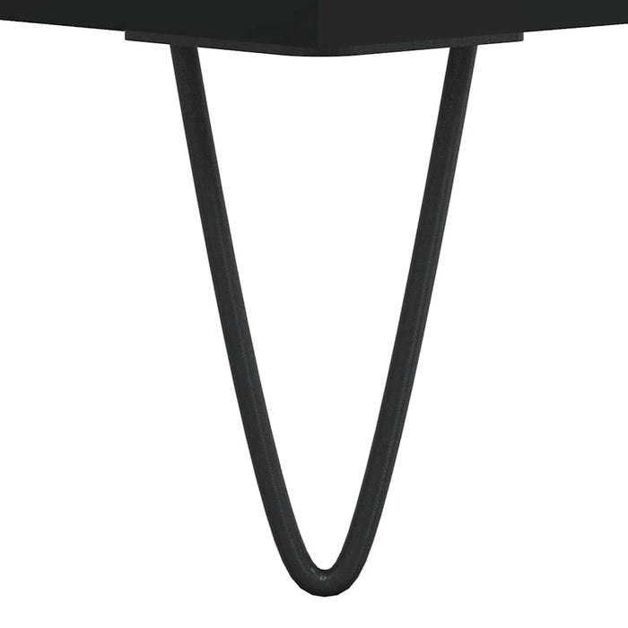 Dulap, negru, 40x35x70 cm, lemn prelucrat WALTI