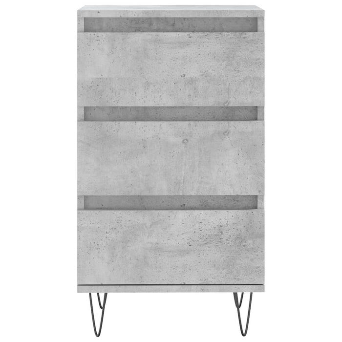 Dulap, gri beton, 40x35x70 cm, lemn prelucrat - WALTI WALTI