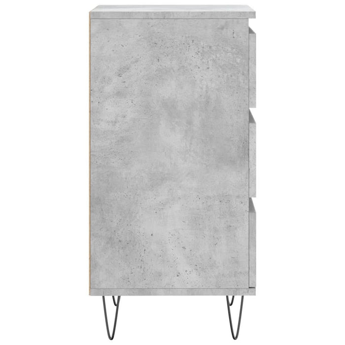 Dulap, gri beton, 40x35x70 cm, lemn prelucrat - WALTI WALTI