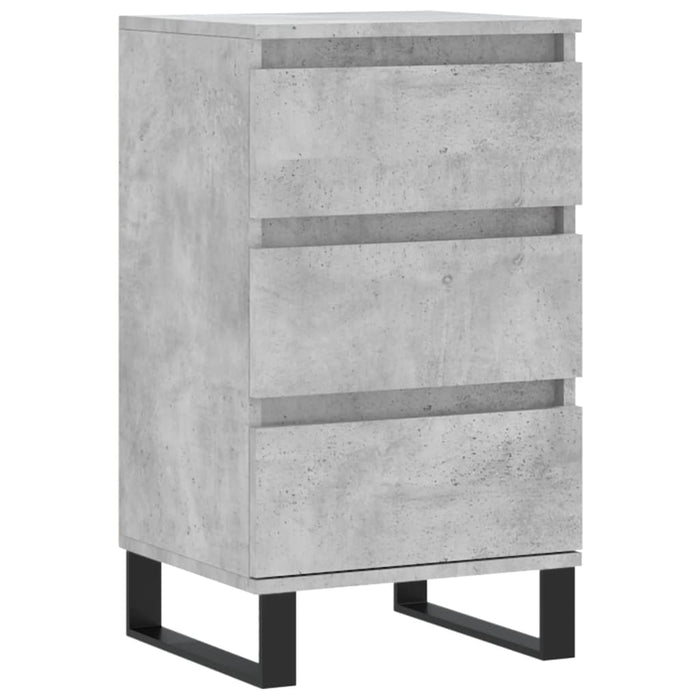 Servantă, gri beton, 40x35x70 cm, lemn prelucrat - WALTI WALTI