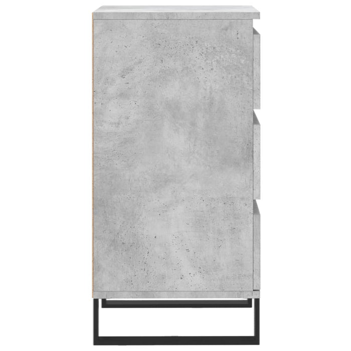 Servantă, gri beton, 40x35x70 cm, lemn prelucrat - WALTI WALTI