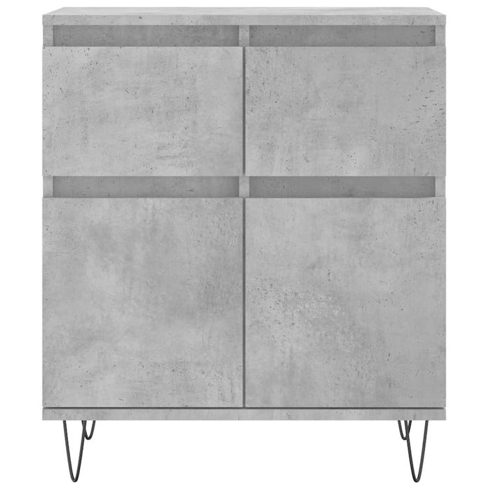 Servantă, gri beton, 60x35x70 cm, lemn prelucrat - WALTI WALTI