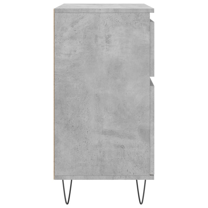 Servantă, gri beton, 60x35x70 cm, lemn prelucrat - WALTI WALTI