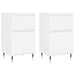 Servante, 2 buc., alb, 40x35x70 cm, lemn prelucrat - WALTI WALTI