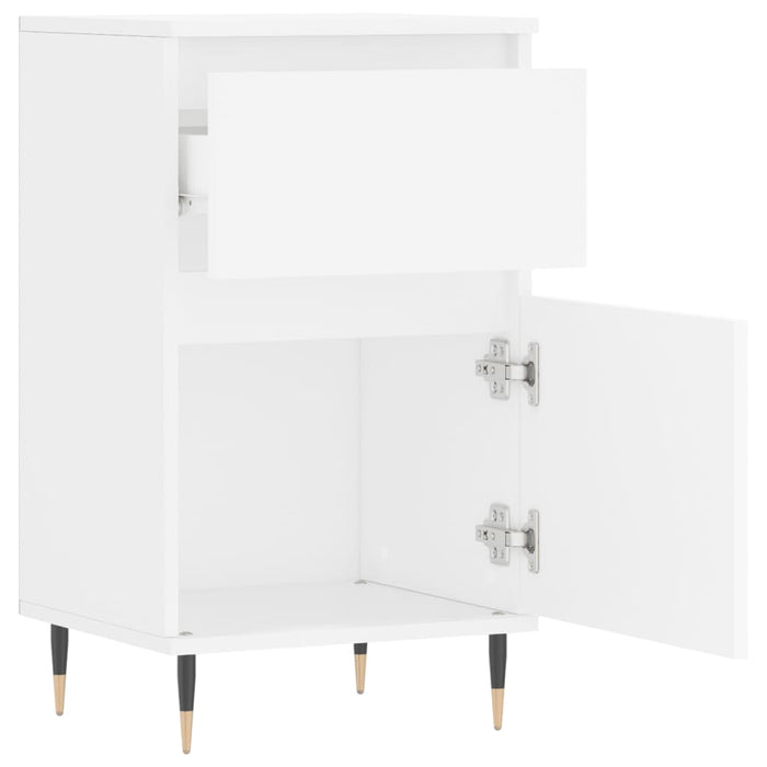 Servante, 2 buc., alb, 40x35x70 cm, lemn prelucrat - WALTI WALTI