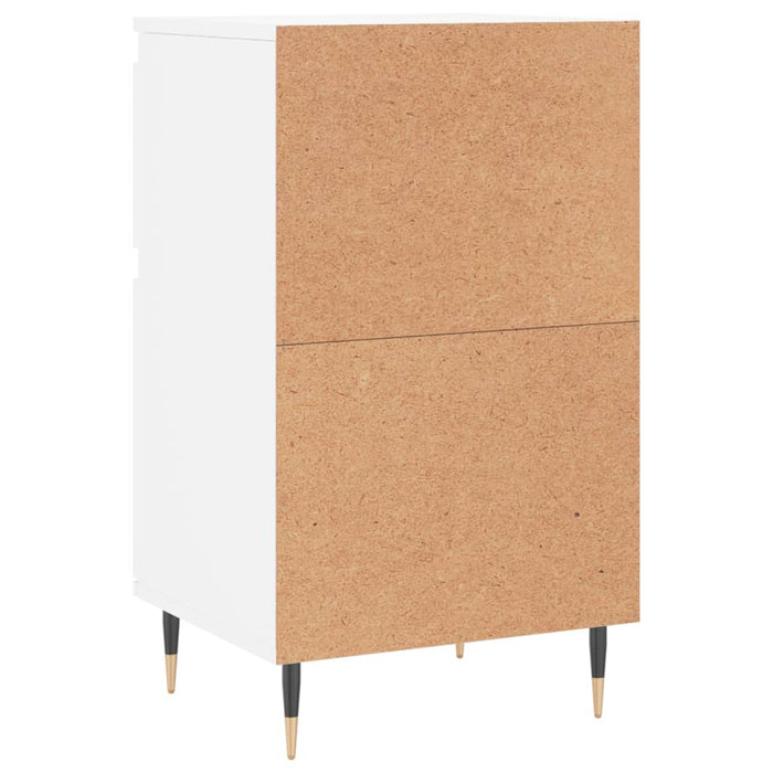 Servante, 2 buc., alb, 40x35x70 cm, lemn prelucrat - WALTI WALTI