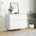 Servante, 2 buc., alb, 40x35x70 cm, lemn prelucrat - WALTI WALTI