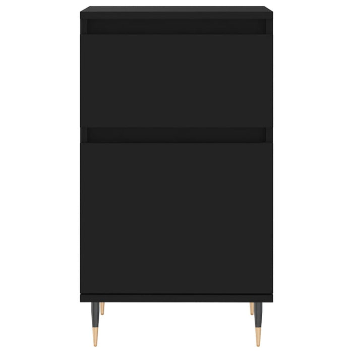 Servante, 2 buc., negru, 40x35x70 cm, lemn prelucrat - WALTI WALTI