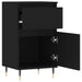 Servante, 2 buc., negru, 40x35x70 cm, lemn prelucrat - WALTI WALTI