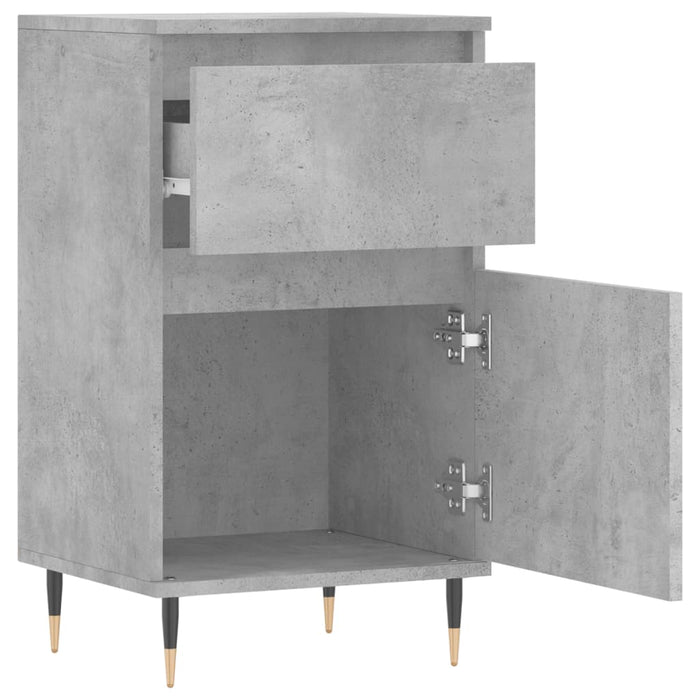 Servantă, gri beton, 40x35x70 cm, lemn prelucrat - WALTI WALTI