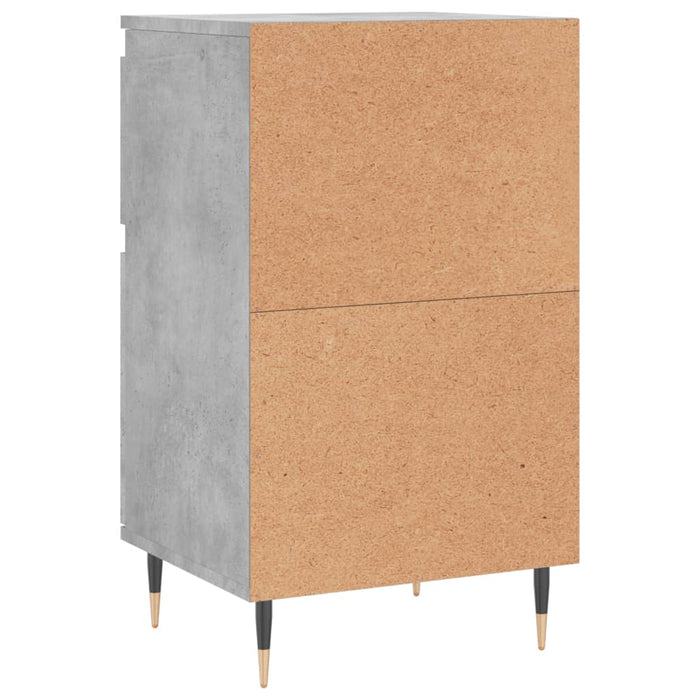 Servante, 2 buc., gri beton, 40x35x70 cm, lemn prelucrat - WALTI WALTI