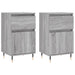 Servante, 2 buc., gri sonoma, 40x35x70 cm, lemn prelucrat - WALTI WALTI