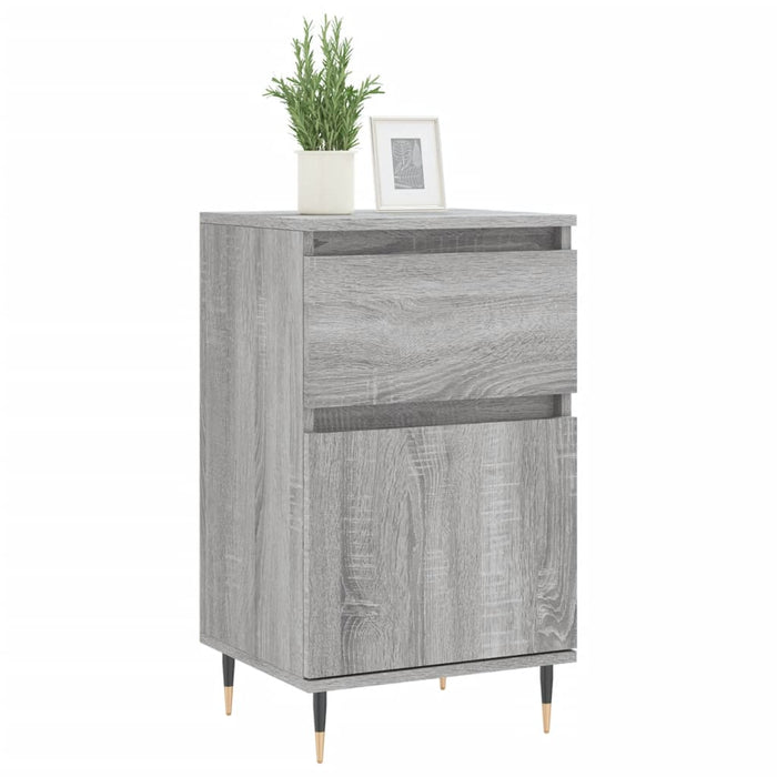 Servante, 2 buc., gri sonoma, 40x35x70 cm, lemn prelucrat - WALTI WALTI