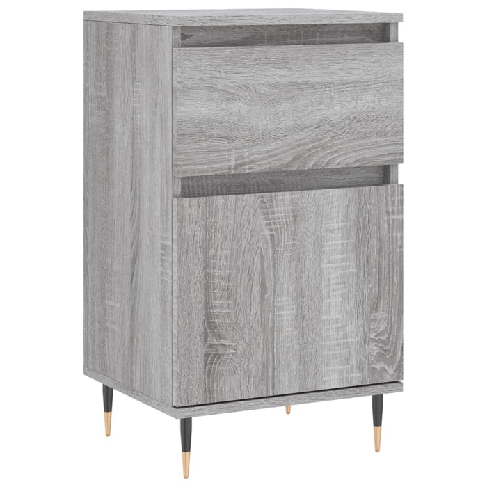 Servante, 2 buc., gri sonoma, 40x35x70 cm, lemn prelucrat - WALTI WALTI