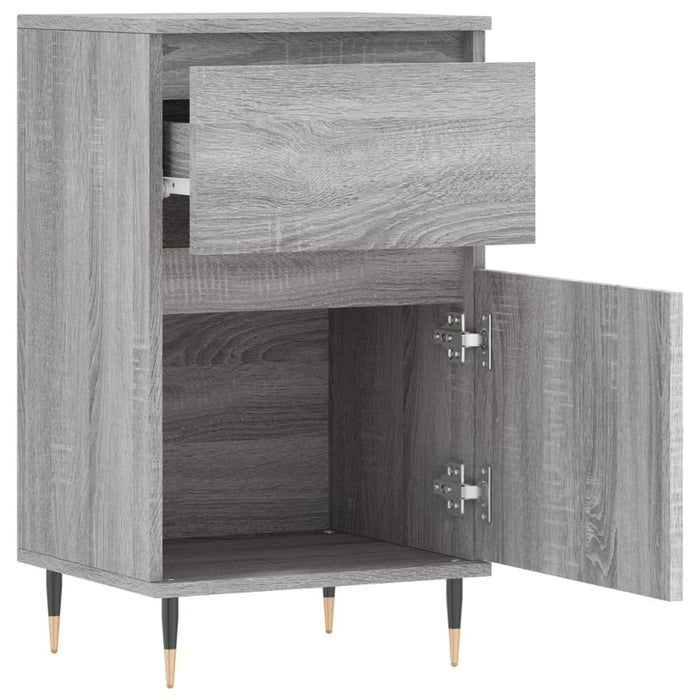 Servante, 2 buc., gri sonoma, 40x35x70 cm, lemn prelucrat - WALTI WALTI