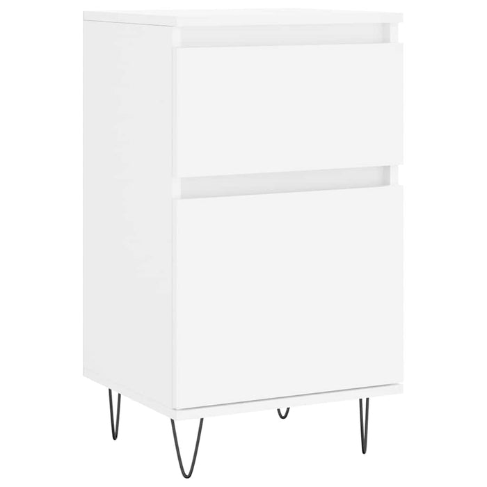 Servante, 2 buc., alb, 40x35x70 cm, lemn prelucrat - WALTI WALTI