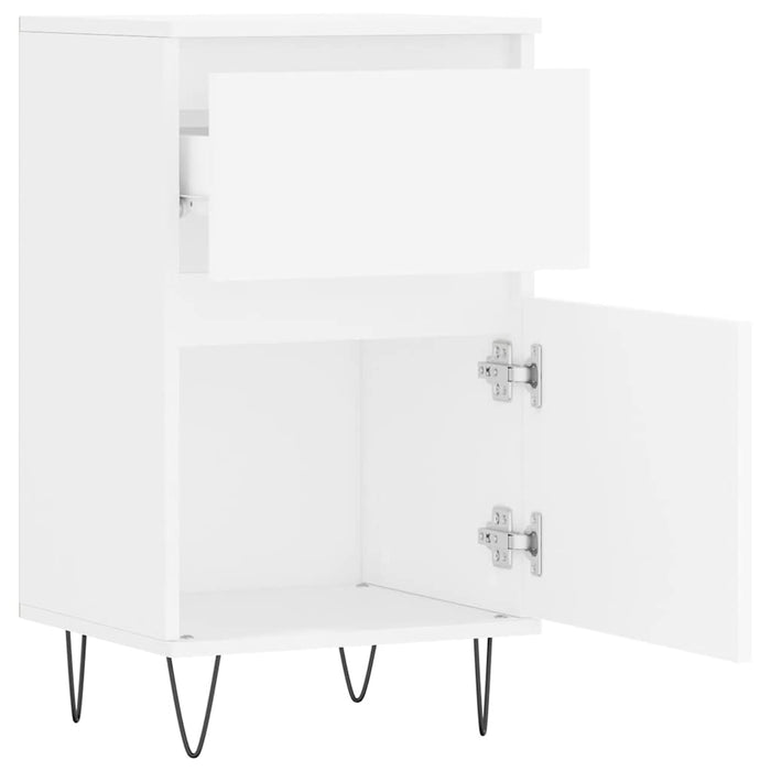 Servante, 2 buc., alb, 40x35x70 cm, lemn prelucrat - WALTI WALTI