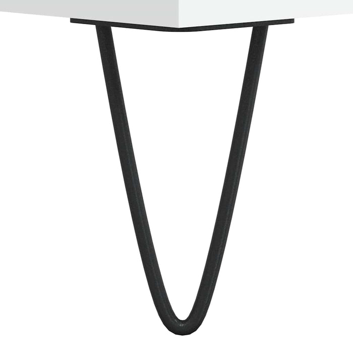 Servante, 2 buc., alb, 40x35x70 cm, lemn prelucrat - WALTI WALTI