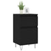 Servante, 2 buc., negru, 40x35x70 cm, lemn prelucrat - WALTI WALTI